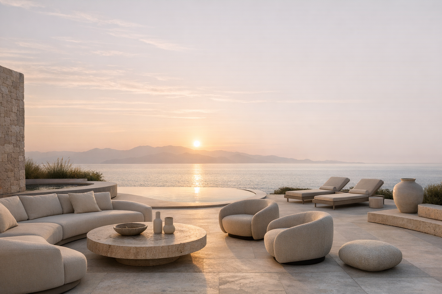 Titan luxury outdoor setting