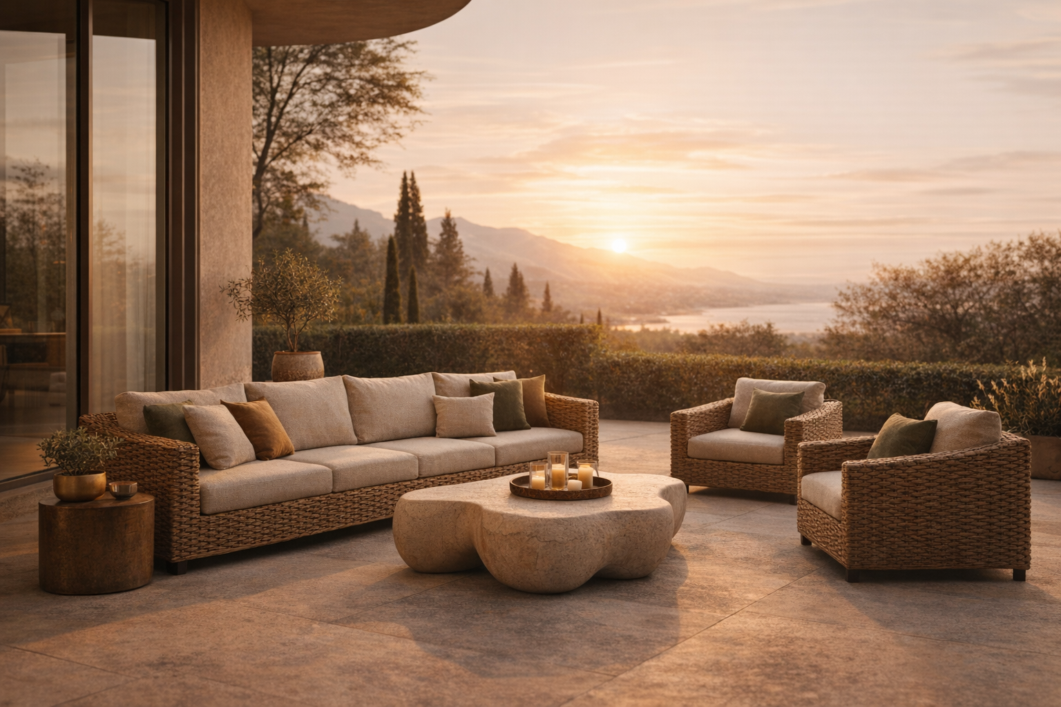 Luxury patio lounge project