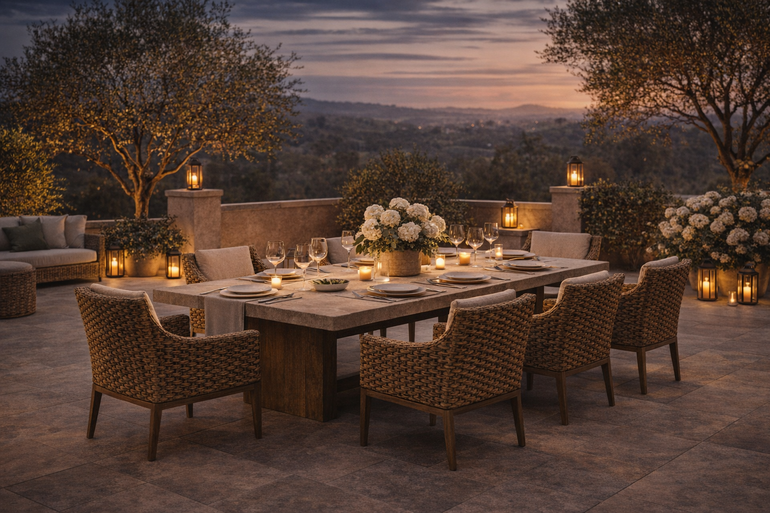 Luxury outdoor dining project