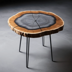Live-Edge Suar Wood Side Table
