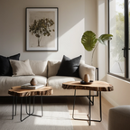 Live-Edge Suar Wood Side Table