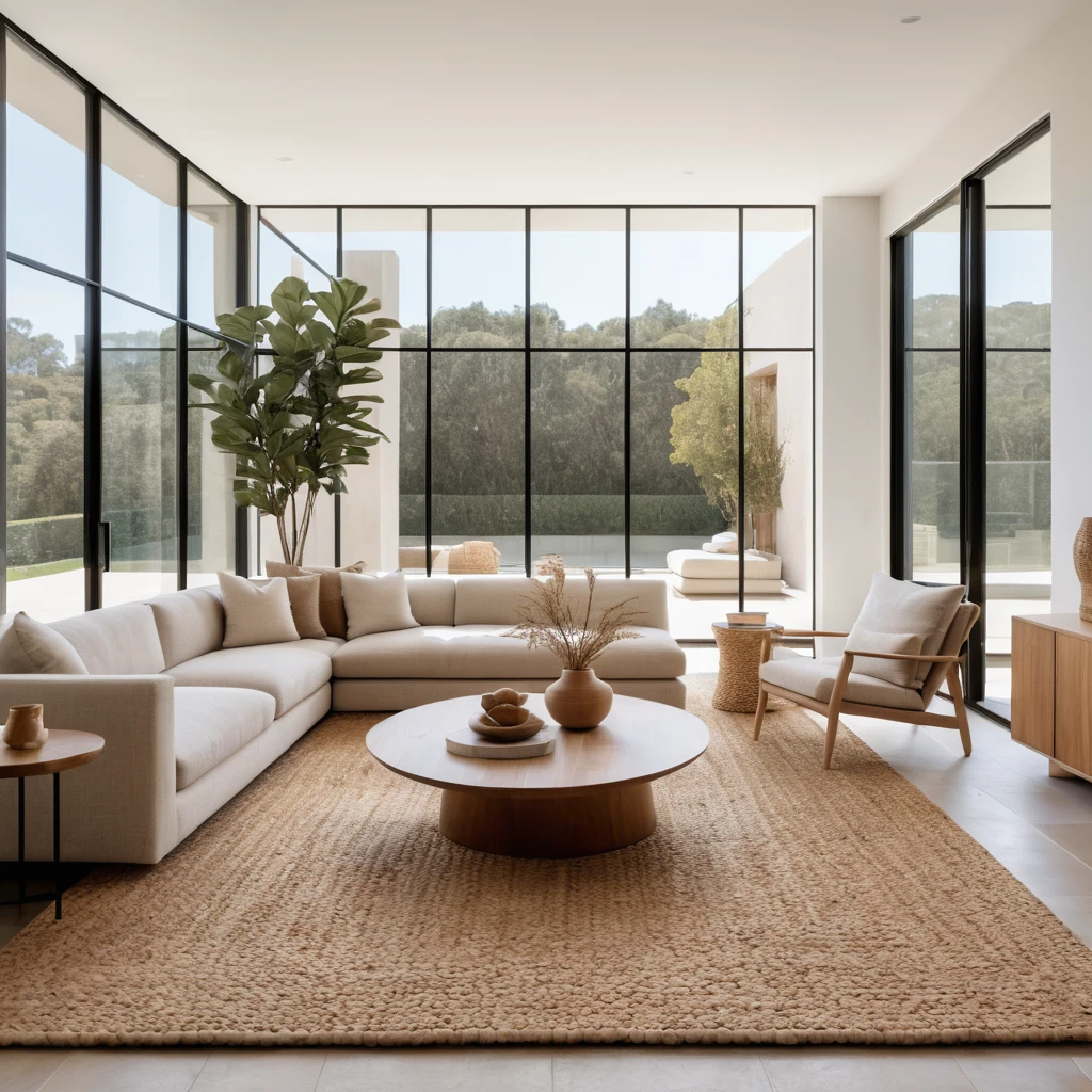 Hand-Braided Chunky Jute Area Rug